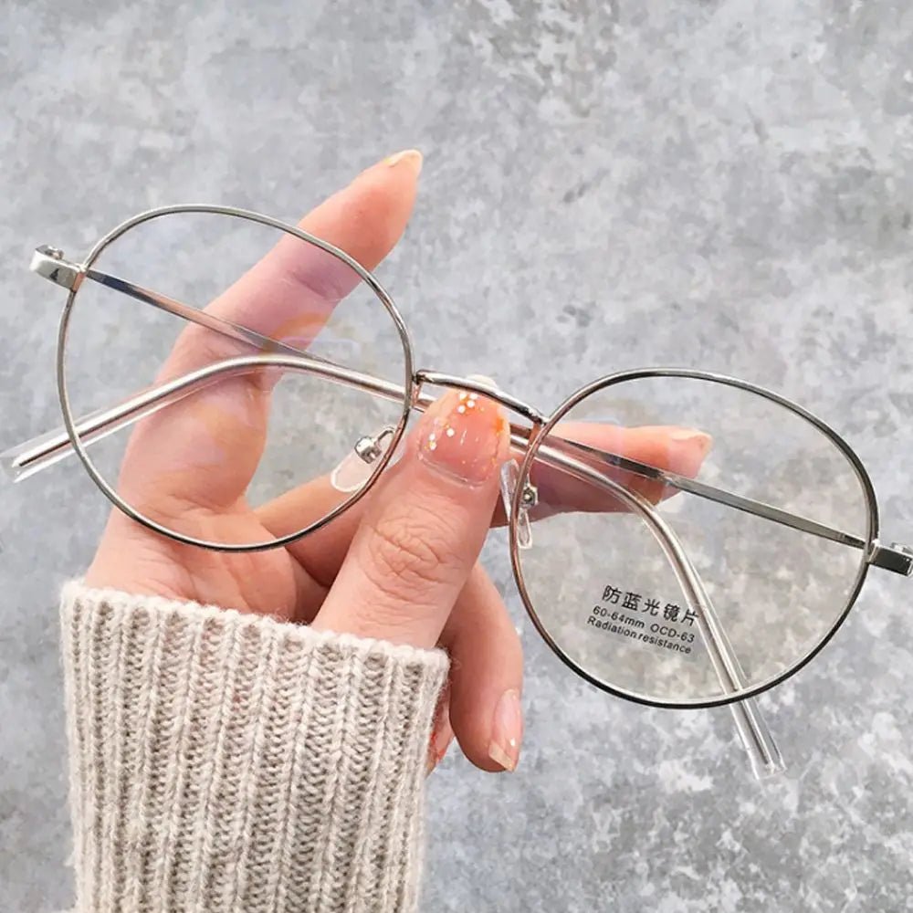 Anti - Blue Light Glasses for Women Men Classic Metal Frame Eyewear Fashion Office Computer Goggles Blue Rays Blocking Glasses - Ammpoure Wellbeing