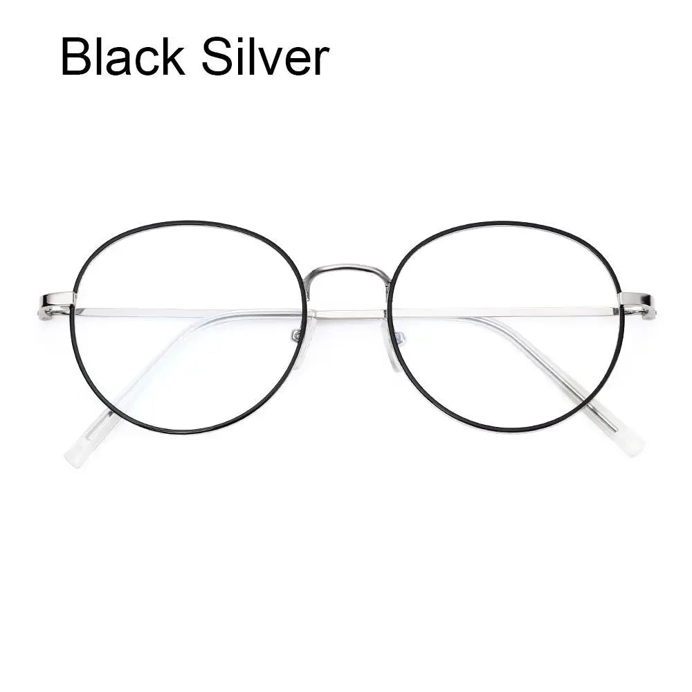 Anti - Blue Light Glasses for Women Men Classic Metal Frame Eyewear Fashion Office Computer Goggles Blue Rays Blocking Glasses - Ammpoure Wellbeing