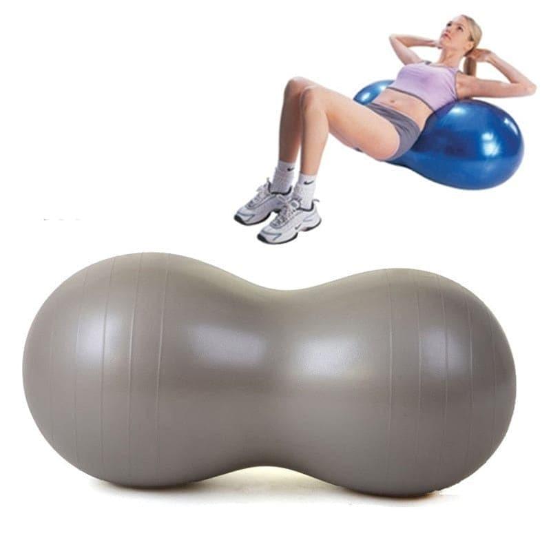 Anti - Burst Pilates Yoga Ball Home Exercise Equipment Sports Gym peanut Yoga Fitness ball - Ammpoure Wellbeing