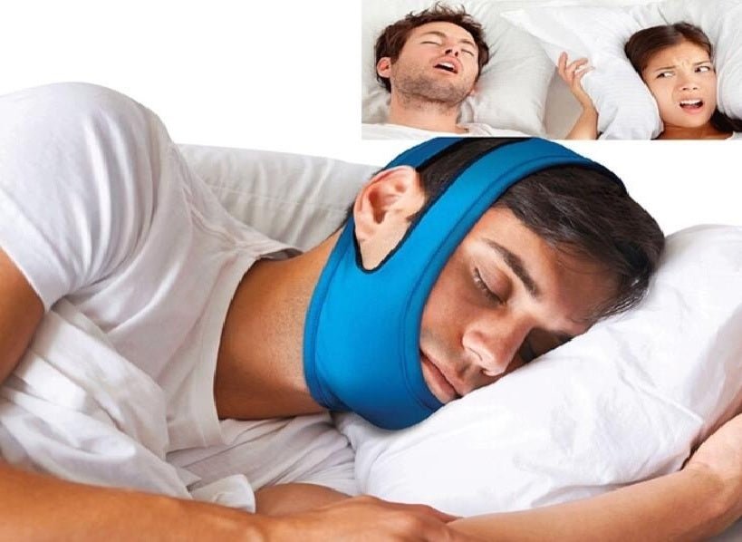 Anti snore sleep belt most comfortable anti snoring chin strap UK - Ammpoure Wellbeing