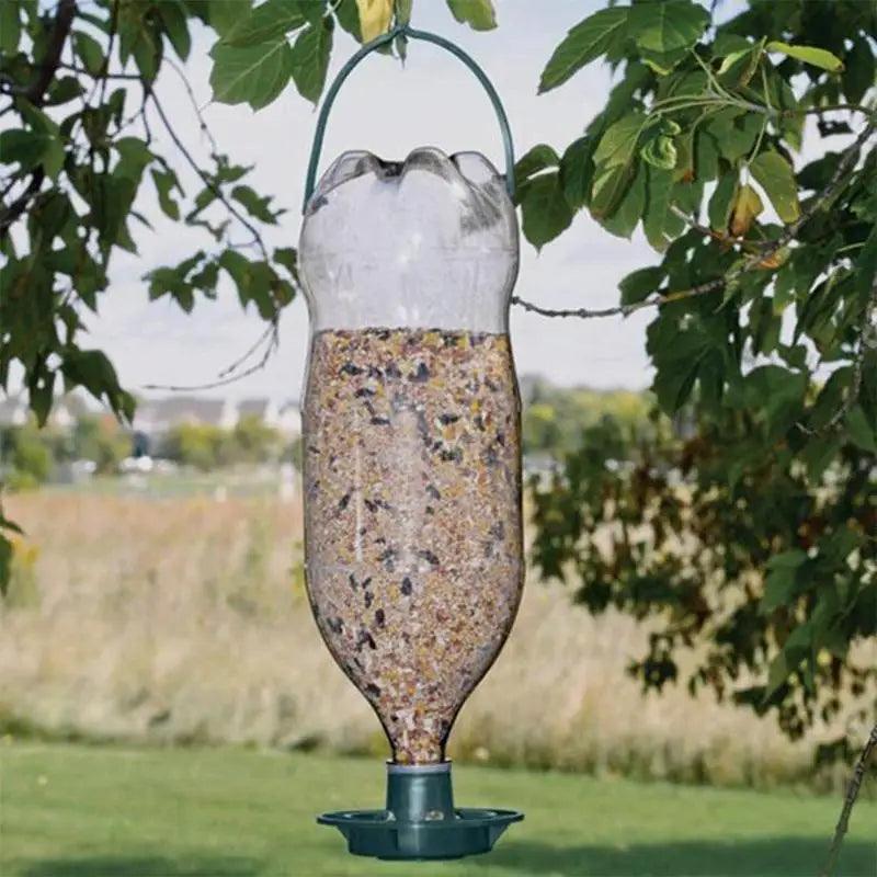 Automatic Bird Feeder Automatic Hygienic Wild Bird Feeders Bird Accessories Food Dispenser For Balconies Patios Courtyards - Ammpoure Wellbeing