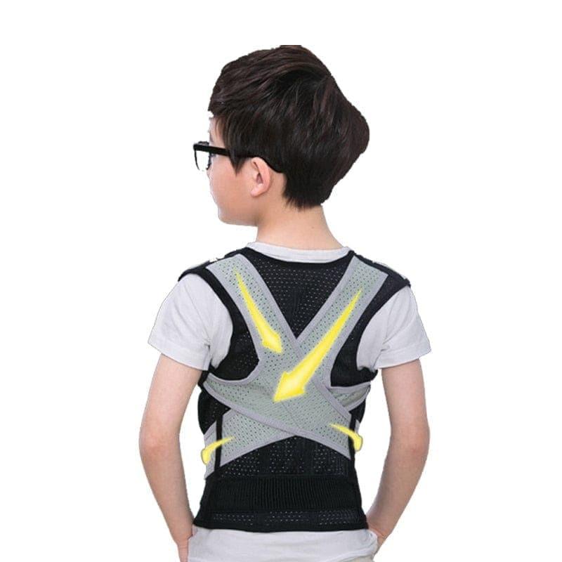 Back Shoulder Support Belt Posture Corrector for Adult Children Back Straightener Braces Lumbar Support Straight Shoulder Tights - Ammpoure Wellbeing