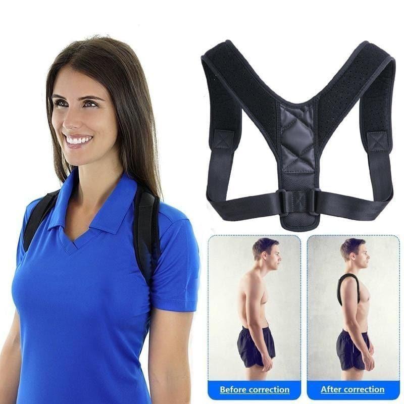 Back Support Adjustable Posture Corrector UK Belt for Men and Women - Ammpoure Wellbeing