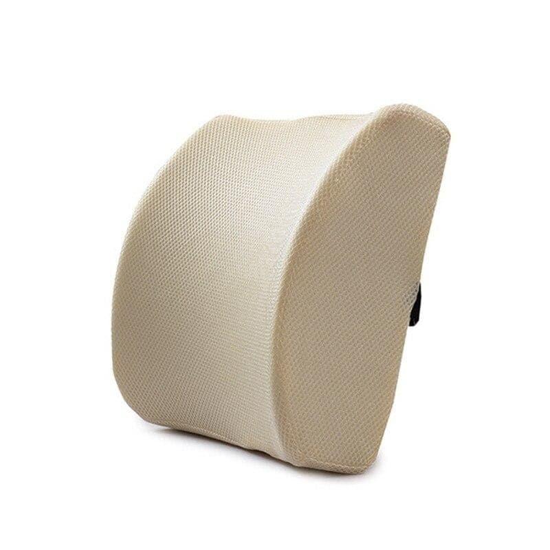 Back support cushion with memory foam for your chair or the seat in your car - Ammpoure Wellbeing