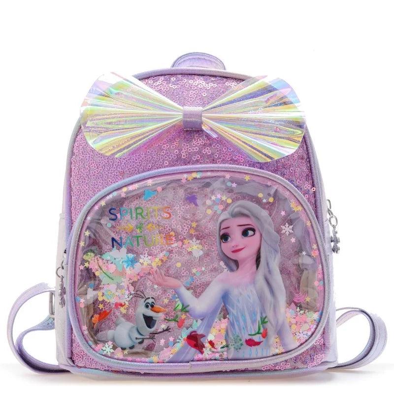 Backpack Fashion Glitter School Book Bag Girls PU Leather Travel Backpack Christmas Gifts - Ammpoure Wellbeing