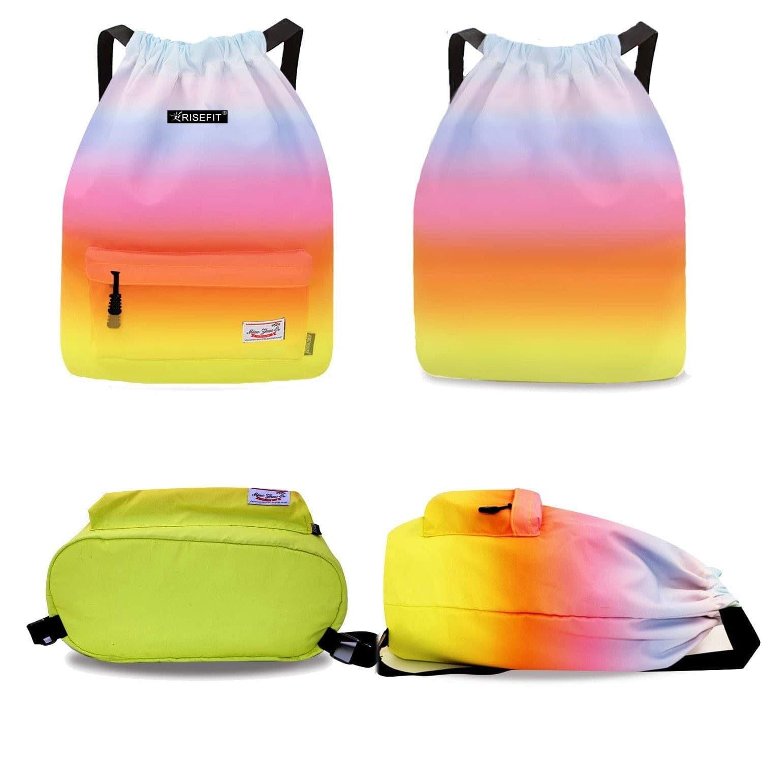 Bag Summer Waterproof Gym Bag Sports Bag Travel Drawstring Bag Outdoor Bag Backpack for Training Swimming Fitness Bags Softback - Ammpoure Wellbeing