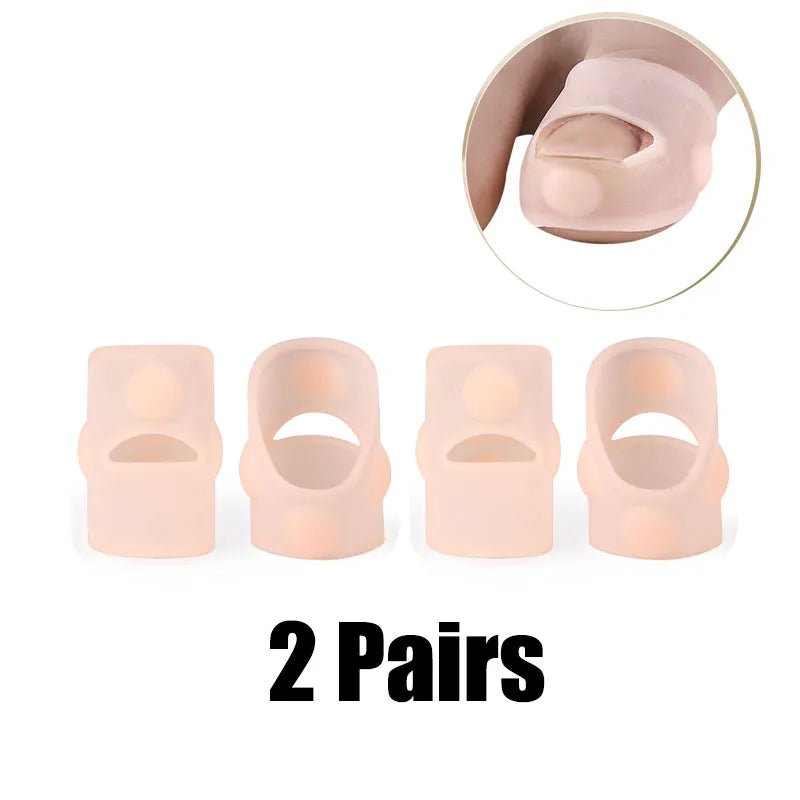 Breathable Toe Protectors Sleeve Bunion Pads Cushion Big Toe Guards Silicone Toe Covers For Protection Of Ingrown Toenails - Ammpoure Wellbeing