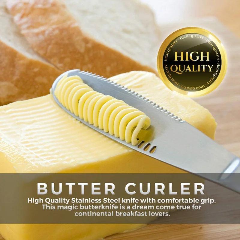 Butter Knife Holes Cheese Dessert Knife Stainless Steel Jam Knife Cutlery Toast Wipe Cream Bread Cheese Cutter Kitchen Tools - Ammpoure Wellbeing