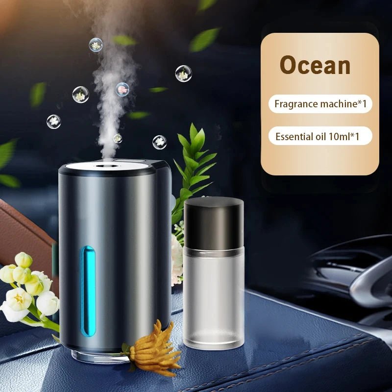 Car Electric Air Diffuser Aroma Car Air Vent Humidifier Mist Aromatherapy Car Air Freshener For Removing Odors Car Accessories - Ammpoure Wellbeing