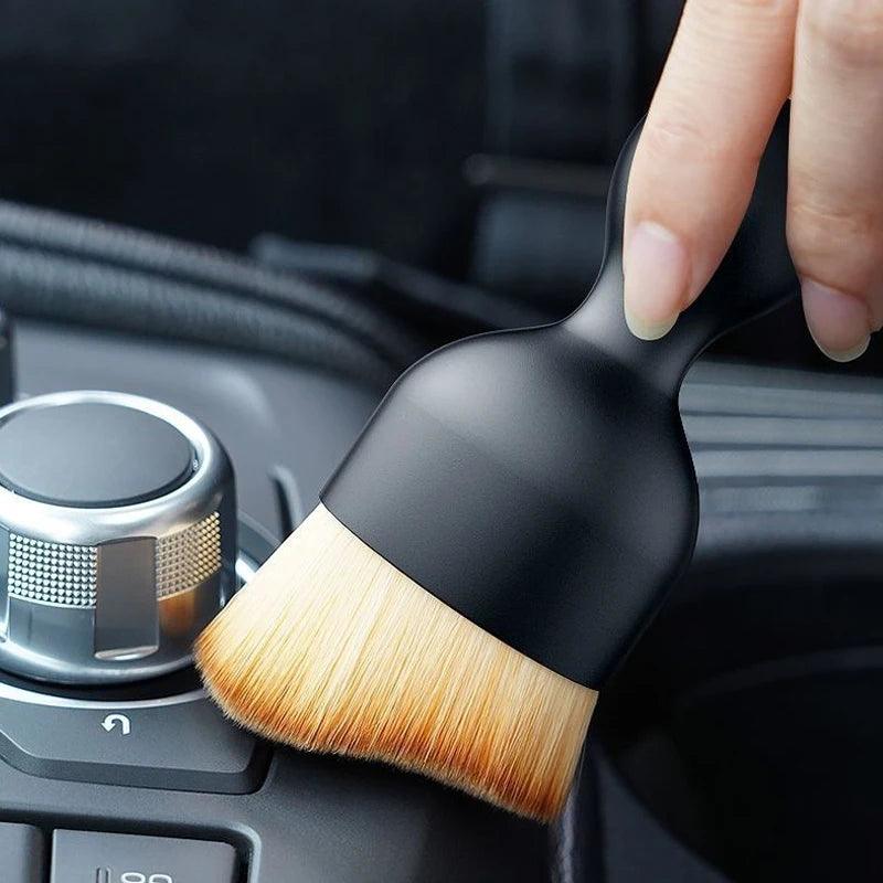 Car Interior Cleaning Tool Air Conditioner Air Outlet Cleaning Soft Brush Car Brush Car Crevice Dust Removal Artifact Brush - Ammpoure Wellbeing