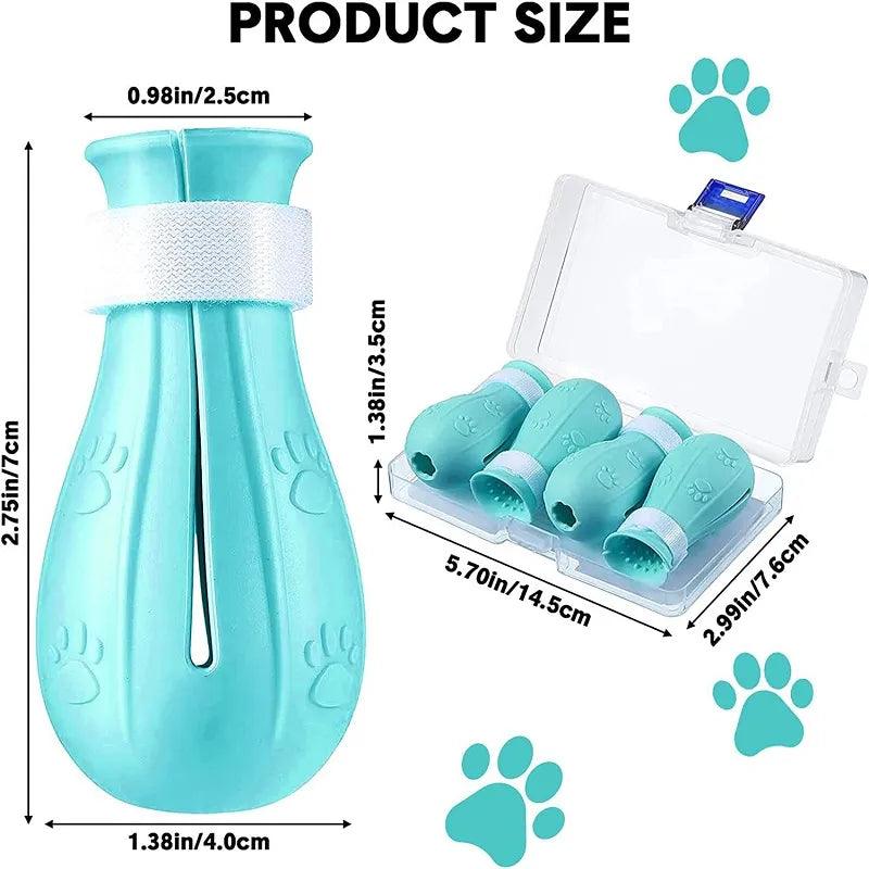 Cat Claw Protector Bath Anti - Scratch Cat Shoes For Cat Adjustable Pet Bath Wash Boots Cat Paw Nail Cover Pet Grooming Supplies - Ammpoure Wellbeing