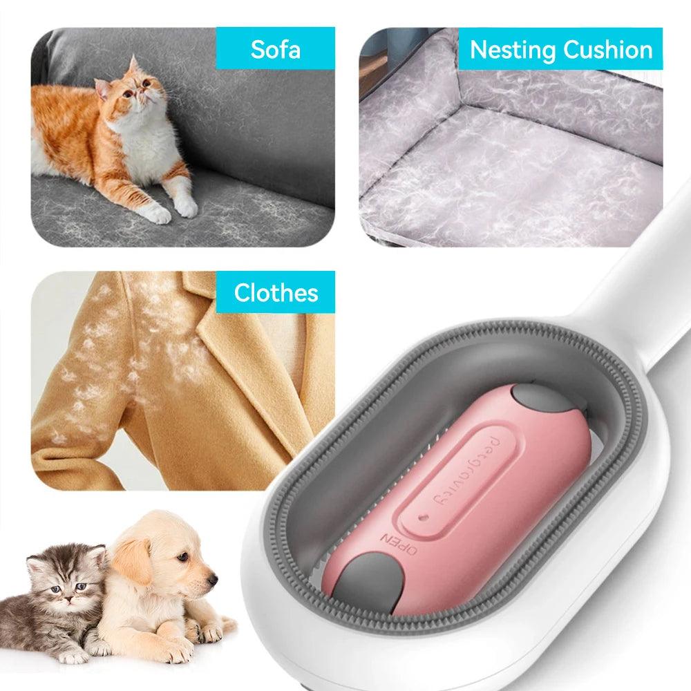 Cat Cleaning Floating Hair Removal Comb with Disposable Wipes Pet Grooming Accessories for Cats Gotas mascotas Dog Brush - Ammpoure Wellbeing