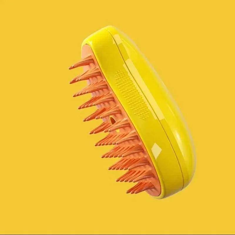 Cat & Dog Grooming Comb with Electric Spray Water Spray Soft Silicone Depilation Brush Kitten Pet Bath Brush Grooming Supplies - Ammpoure Wellbeing