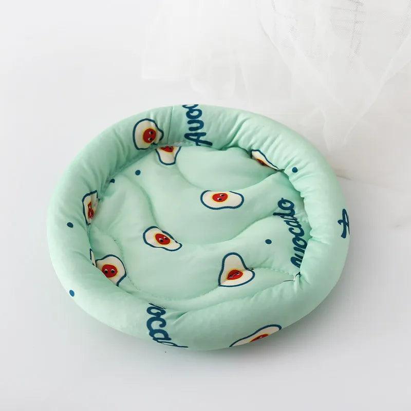 Circular Hamster Bed Comfortable Sleep Mat Pad for Hedgehog Squirrel Mice Rats Guinea Pig Chinchilla Small Animal Soft Cushion - Ammpoure Wellbeing