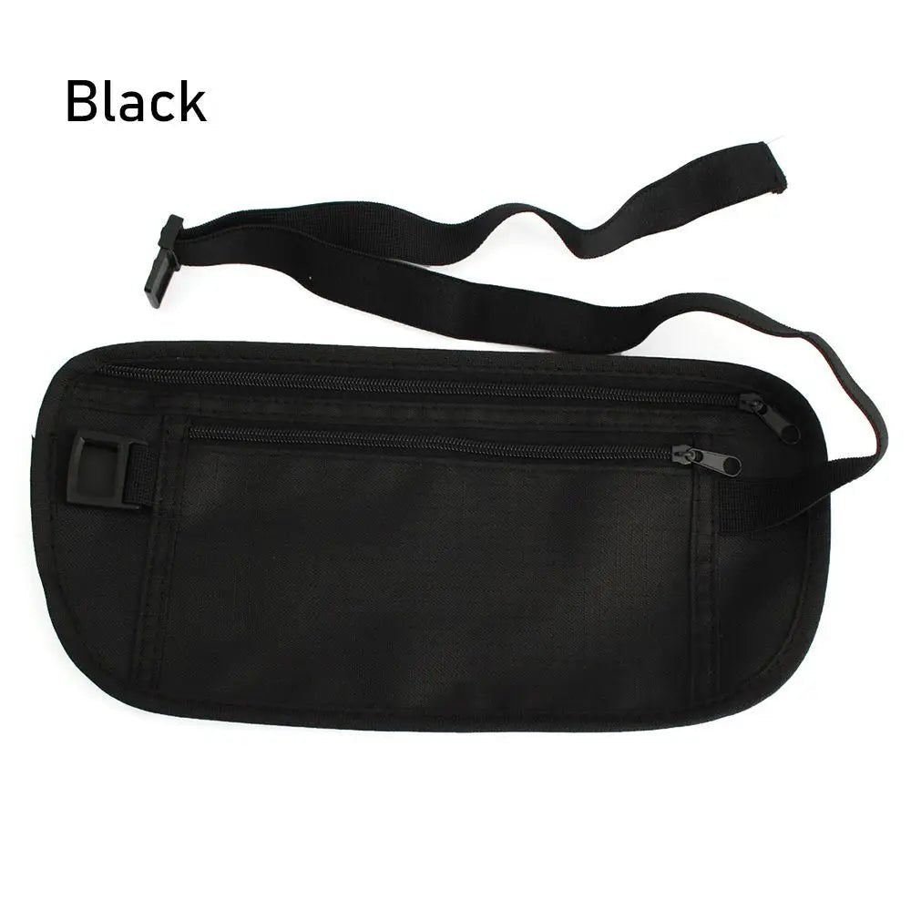 Cloth Waist Bags Travel Pouch Hidden Wallet Passport Money Waist Belt Bag Slim Secret Security Useful Travel Bags Chest Packs - Ammpoure Wellbeing