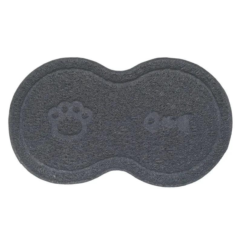 Cloud Shape Pet Cat Dog Feeding Mat Pad Solid Paw Fishbone Pattern Dish Bowl Antislip Placemat Easy Washing Pet Accessories - Ammpoure Wellbeing