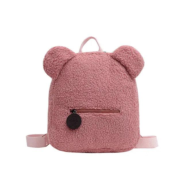 Customized Embroidery Bear Backpack Embroidered Portable Children Travel Shopping Rucksack Women's Cute Bear Shoulder Backpack - Ammpoure Wellbeing