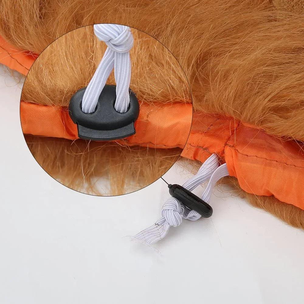 Cute Pet Dog Cosplay Clothes Lion Mane For Dog Costumes Realistic Lion Wig For Medium to Large Dogs With Ear Pet Accessories - Ammpoure Wellbeing