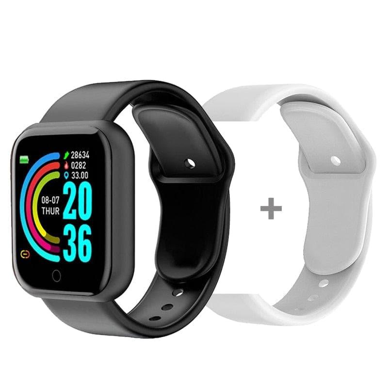 D20 Smart Watch Men Sport Fitness Tracker Blood Pressure Heart Rate Monitor Y68 Women Bracelet For Android IOS Xiaomi Kids - Ammpoure Wellbeing
