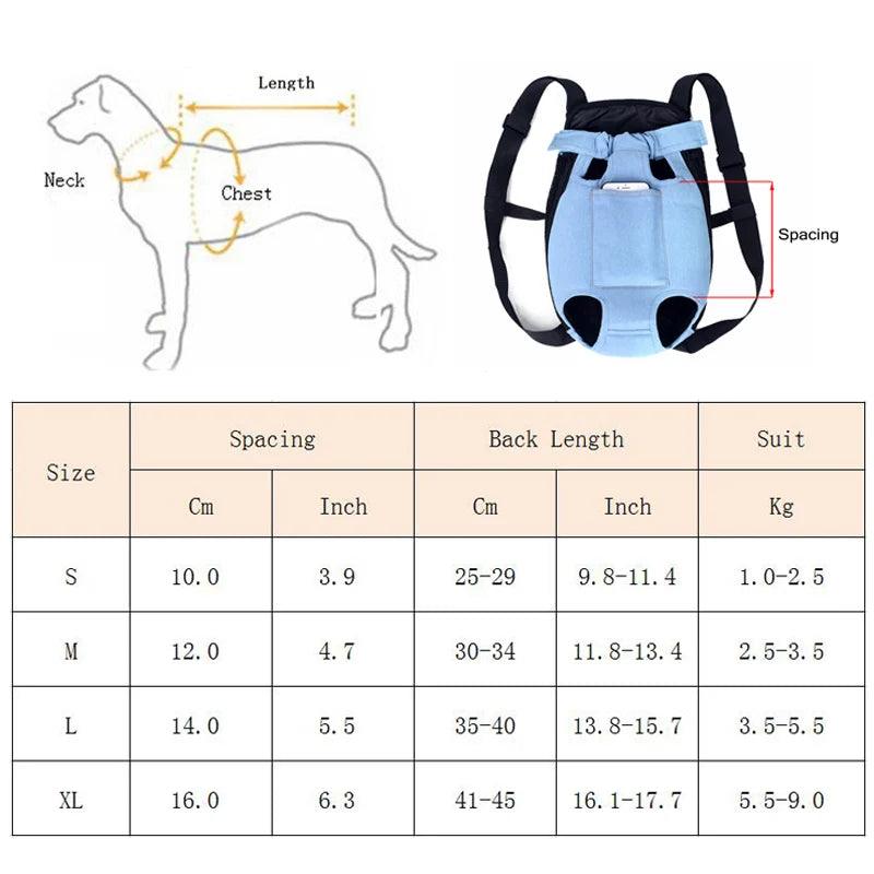 Denim Pet Dog Backpack Outdoor Travel Dog Cat Carrier Bag for Small Dogs Puppy Kedi Carring Bags Pets Products Trasportino Cane - Ammpoure Wellbeing