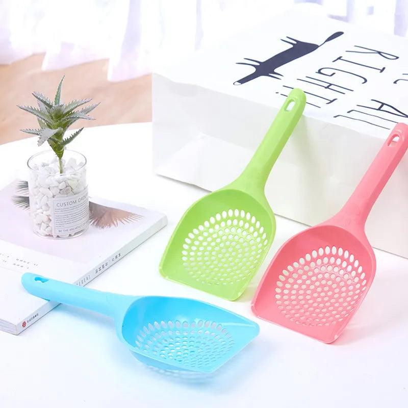 Durable Thick Cat Litter Shovel Cat Scoop Shovel Waste Tray Pet Cleaning Tool Plastic Cat Sand Toilet Cleaner Spoons - Ammpoure Wellbeing