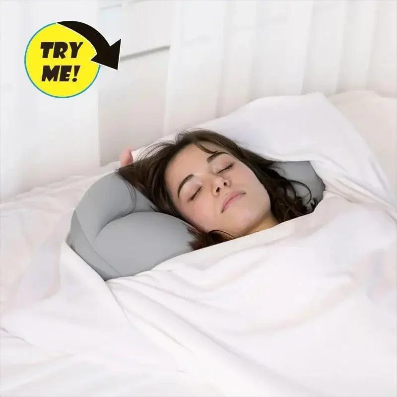 Egg Sleeper All - round Sleep Pillow Neck Head Massager Sleeping Memory Foam Cushion Assisting Sleep Health Neck Hump Corrector - Ammpoure Wellbeing