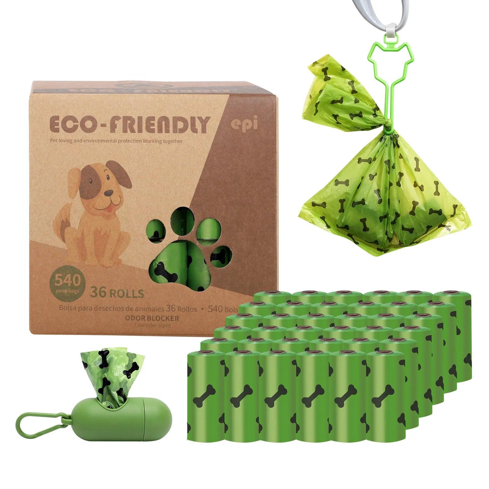 EPI Biodegradable Pet Garbage Bag Dog Poop Bags Dog Poop Bag Dog Cleaning Supplies Dog Products for Dogs - Ammpoure Wellbeing