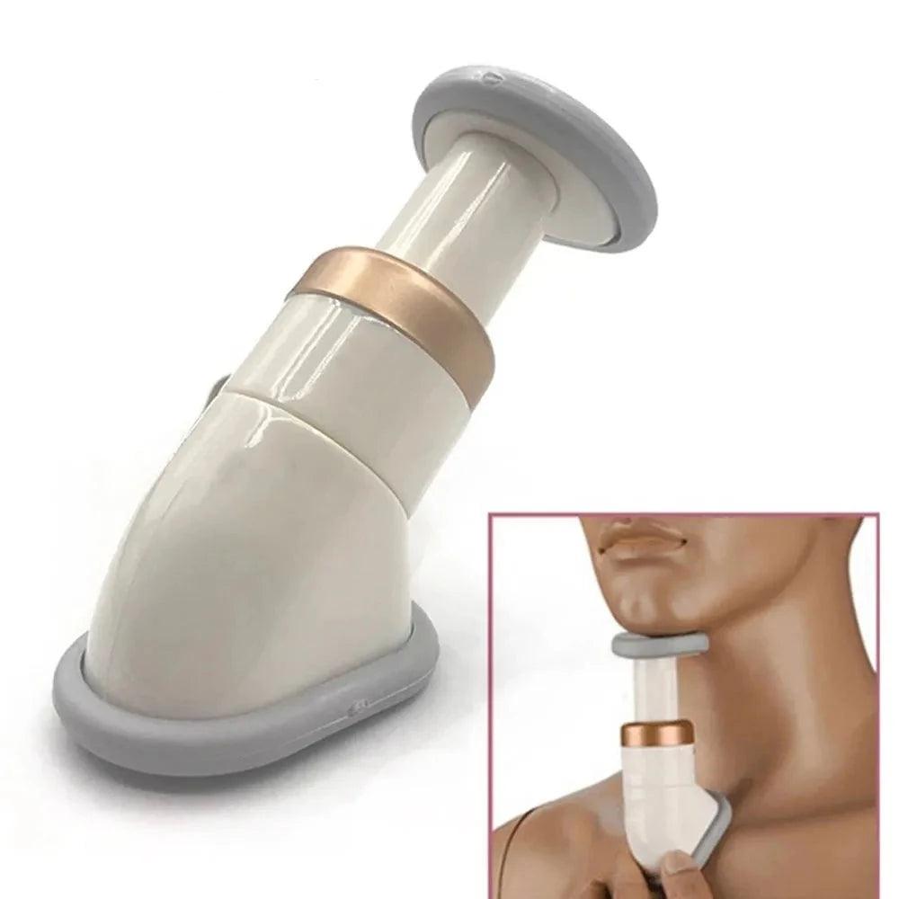 Face Lift Tool Chin Massage Neck Slimmer Neckline Exerciser Reduce Double Thin Wrinkle Removal jaw Massager - Ammpoure Wellbeing