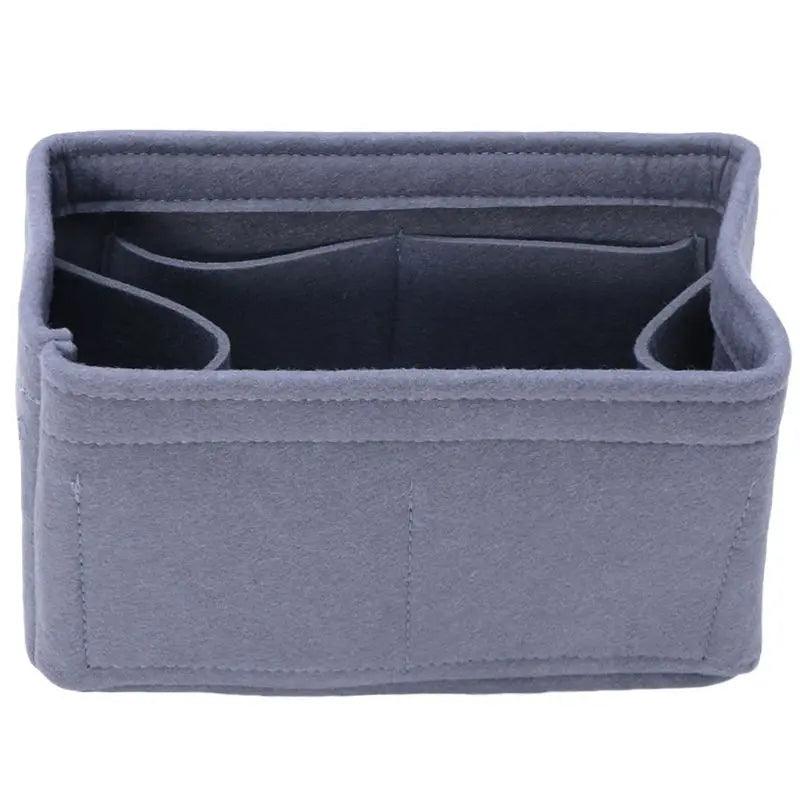 Felt Bag Insert Makeup Handbag Organizer Travel Inner Bag Purse Portable Removable Cosmetic Pouch Storage Box Tote Bag for Women - Ammpoure Wellbeing