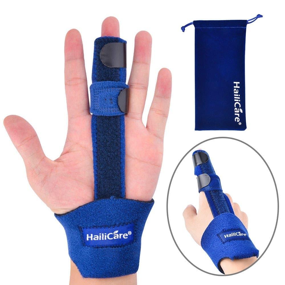 Finger Corrector Brace Stabilizer Adjustable Guard Support Splint Arthritis Tendonitis Sprained Pain Relief Rehabilitation Belt - Ammpoure Wellbeing