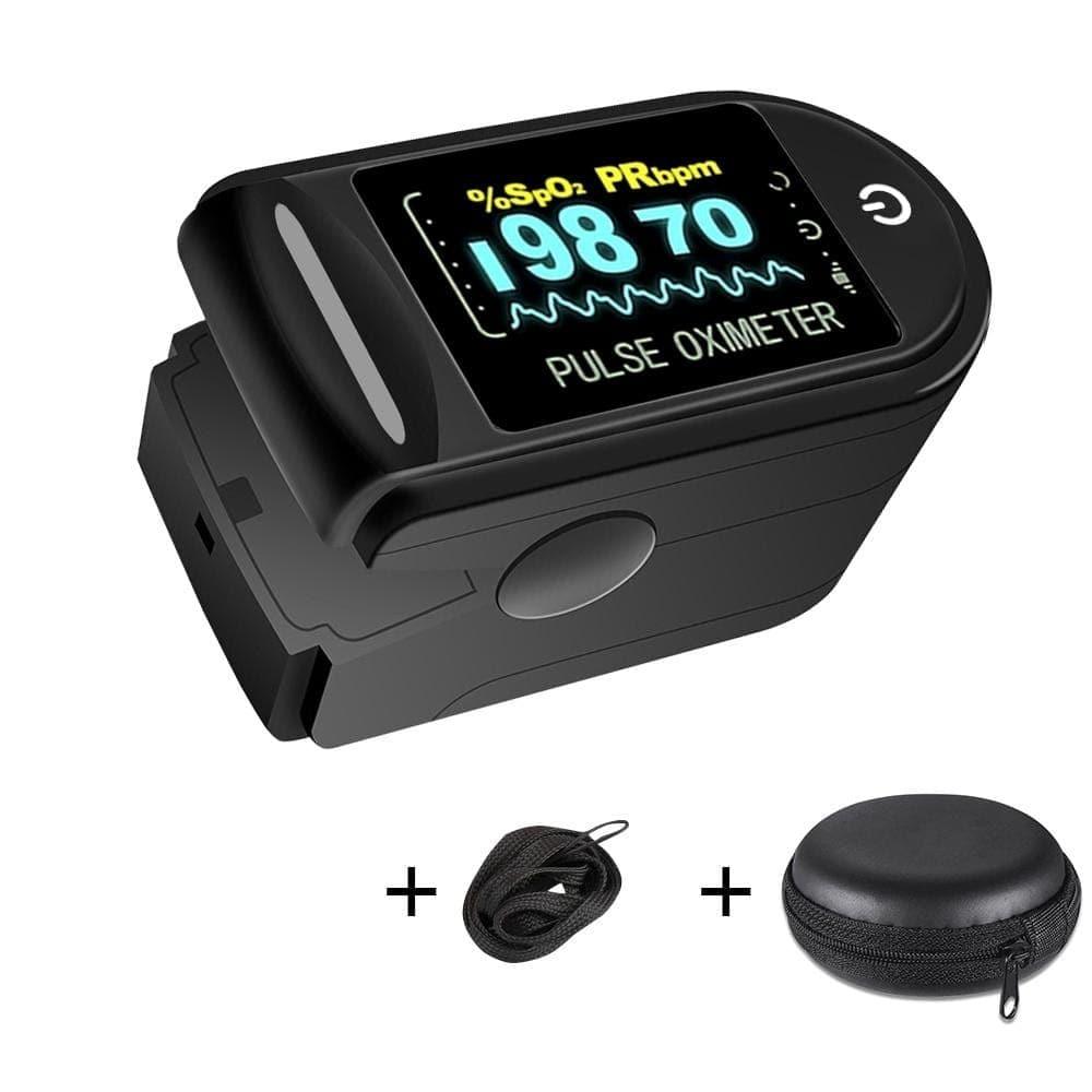 Fingertip Pulse Oximeter with OLED Display - Ammpoure Wellbeing