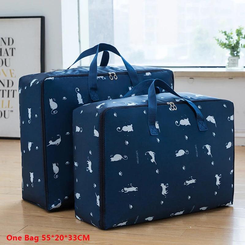 Folding Waterproof Tote Large Capacity Duffle Bag Travel Essentials Organizer Storage Zipper Bags Packing Cubes For Travel Pouch - Ammpoure Wellbeing