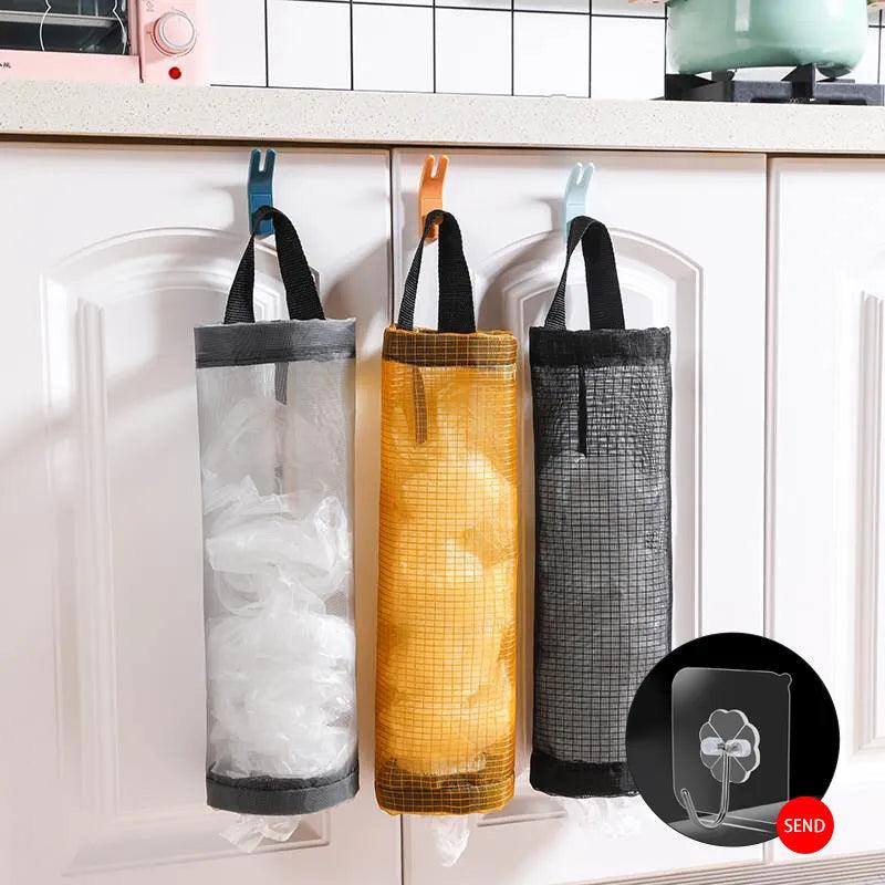 Garbage Bag Storage Kitchen Garbage Organizer Plastic Bag Holder Organizing Hanging Garbage Collection Storage Bag - Ammpoure Wellbeing