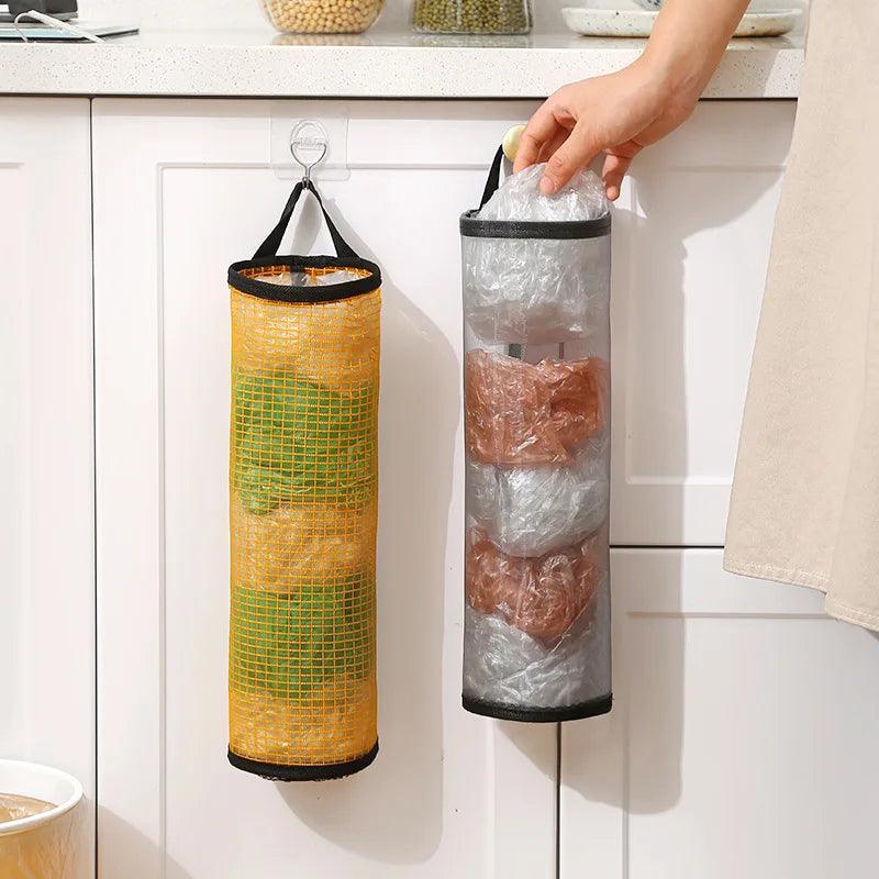 Garbage Bag Storage Kitchen Garbage Organizer Plastic Bag Holder Organizing Hanging Garbage Collection Storage Bag - Ammpoure Wellbeing