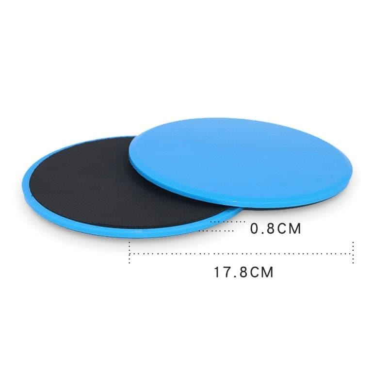 Gliding Discs Slider Fitness Disc Exercise Sliding Plate Abdominal Core Muscle Training Yoga Sliding Disc Fitness Equipment 2pcs - Ammpoure Wellbeing