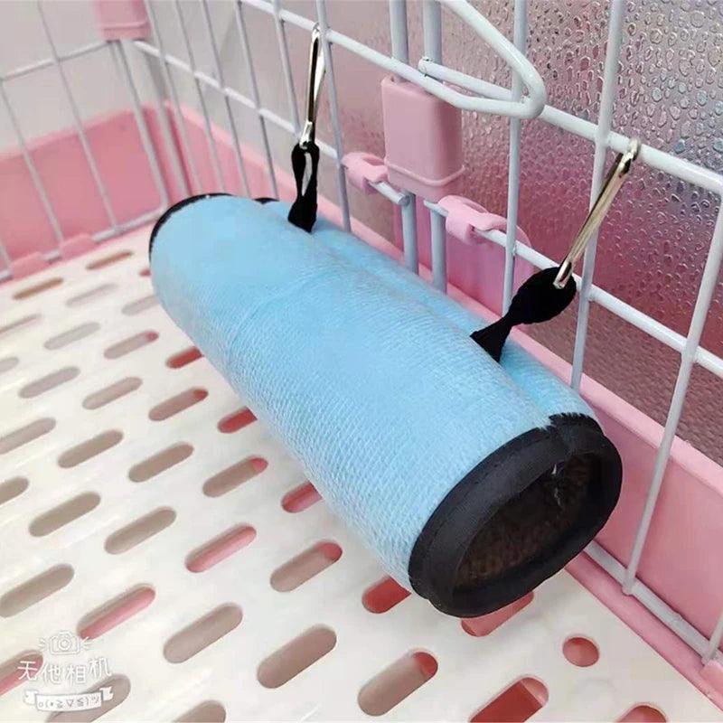 Hamster Cage Ferret Tunnel Hammock For Rat Warm Hamster Tube Toy Hanging Bed Cage For Hamster Rabbit Guinea Pig Small Animals - Ammpoure Wellbeing