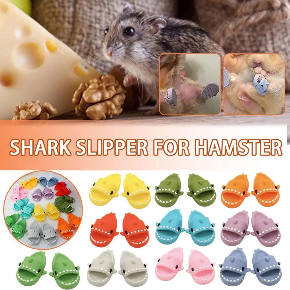 Hamster Costume Shoes Cute Shark Slippers Cosplay Suit Small Pet Fun Clothes Guinea Pigs Cosplay Assessories For Real Pets - Ammpoure Wellbeing