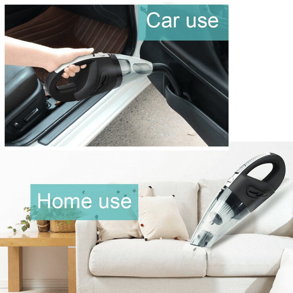 Handheld Cordless Vacuum Cleaner USB (120W 4000PA) for Car, Home, Pet hair and more (Wet/Dry) - Ammpoure Wellbeing