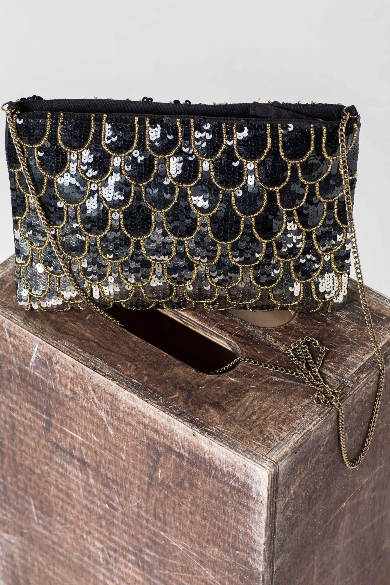 Hannah Sequin Evening Bag - Ammpoure Wellbeing