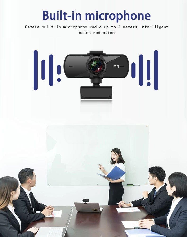 HD 1080P Webcam Mini Computer PC WebCamera With USB Plug Rotatable Cameras For Live Broadcast Video Calling Conference Work - Ammpoure Wellbeing