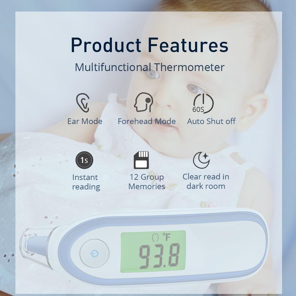 Infrared Fever Digital Thermometer - Baby, Adult - Ammpoure Wellbeing