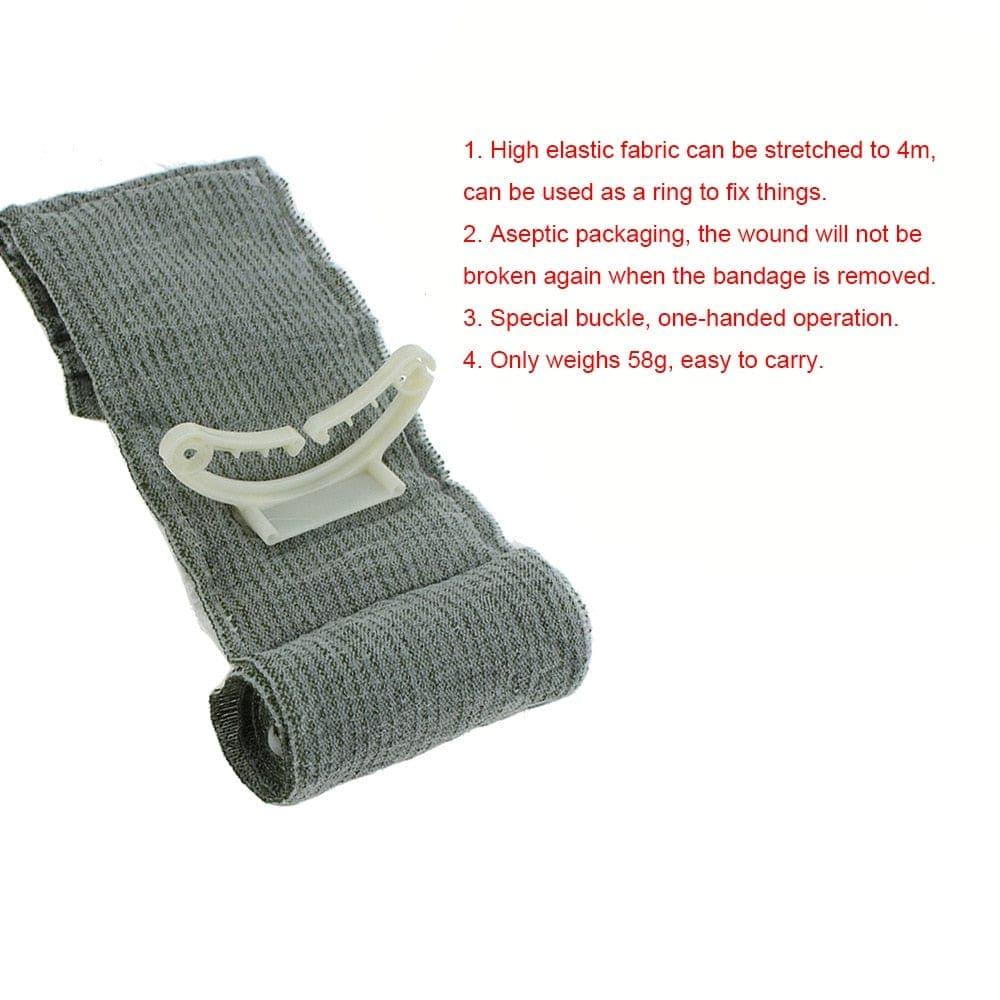 Israeli Bandage Trauma Kit Emergency Compression Bandages Tourniquet Dressing Sterile Roll Hemostasis Bandage Trauma First Aid - Ammpoure Wellbeing