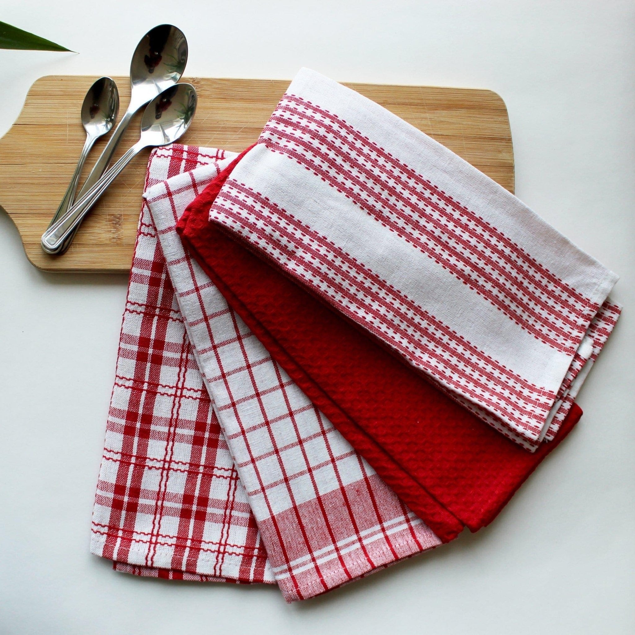 Kitchen Tea Towels, Pack of 4 - Ammpoure Wellbeing