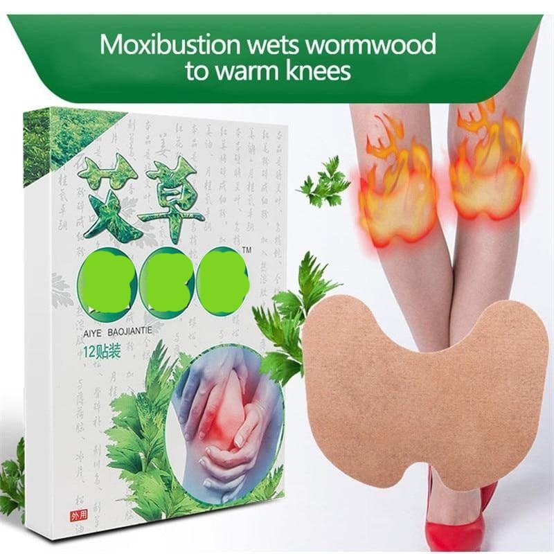 Knee Pain Corrector 12pcs/bag (Plaster Sticker Wormwood Extract) - Ammpoure Wellbeing