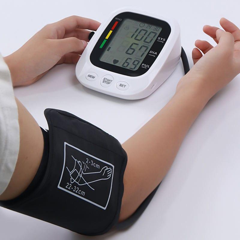 LCD Automatic UK Blood Pressure Machine Monitor - Ammpoure Wellbeing