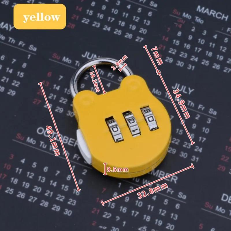 Luggage Travel Digit Number Code Lock Combination Padlock Safe Lock for Gym Digital Locker Suitcase Drawer Lock Hardware - Ammpoure Wellbeing