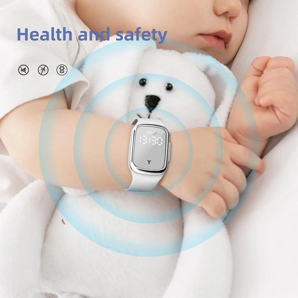 M2 Mosquito Repellent Watch Bracelet Ultrasonic Mosquito Repellent Bracelet Portable Electronic Mosquito Repellent Kids Bracelet - Ammpoure Wellbeing