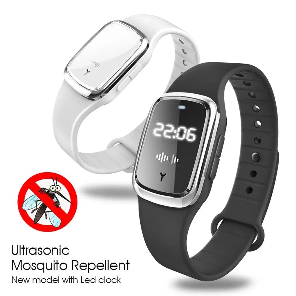 M2 Mosquito Repellent Watch Bracelet Ultrasonic Mosquito Repellent Bracelet Portable Electronic Mosquito Repellent Kids Bracelet - Ammpoure Wellbeing