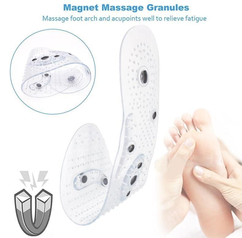 Magnetic Massage Insoles (Pair) for Weight Loss Unisex - Ammpoure Wellbeing