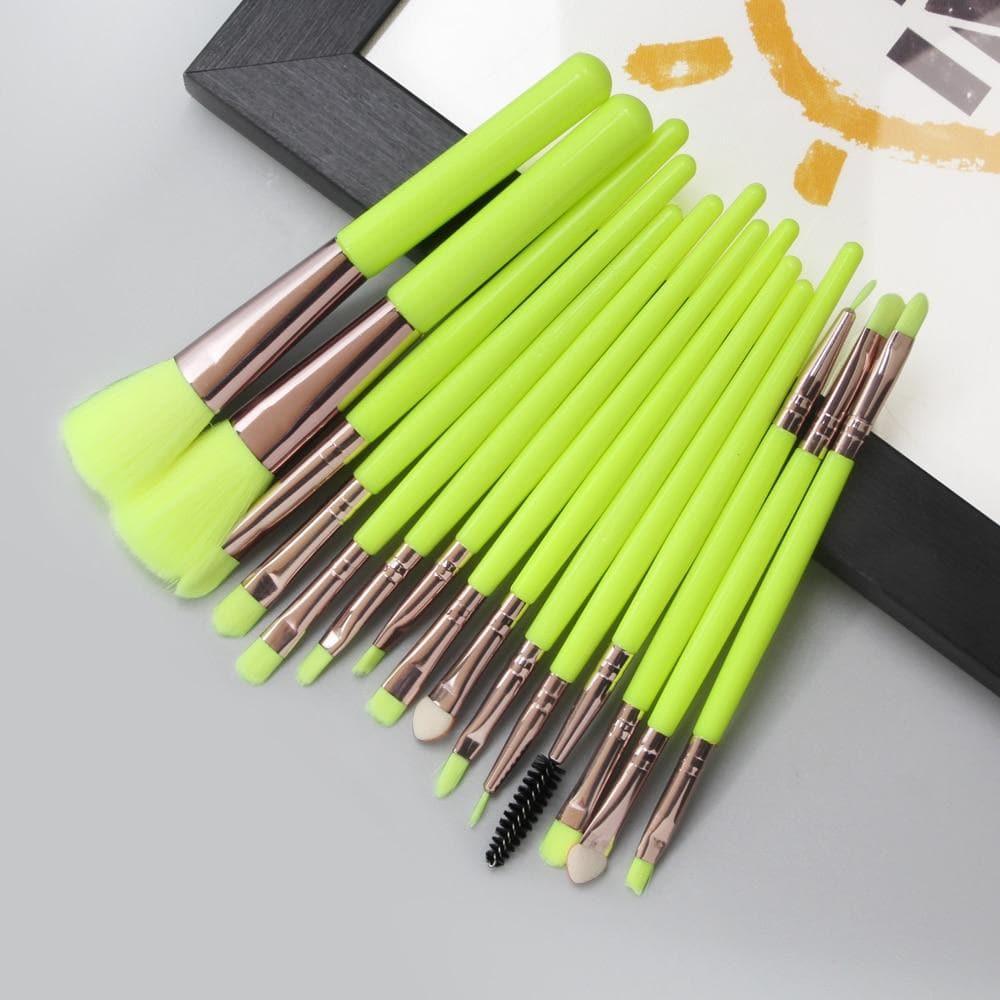 Makeup Brushes Tool Set 6/15/18/20Pcs - Ammpoure Wellbeing